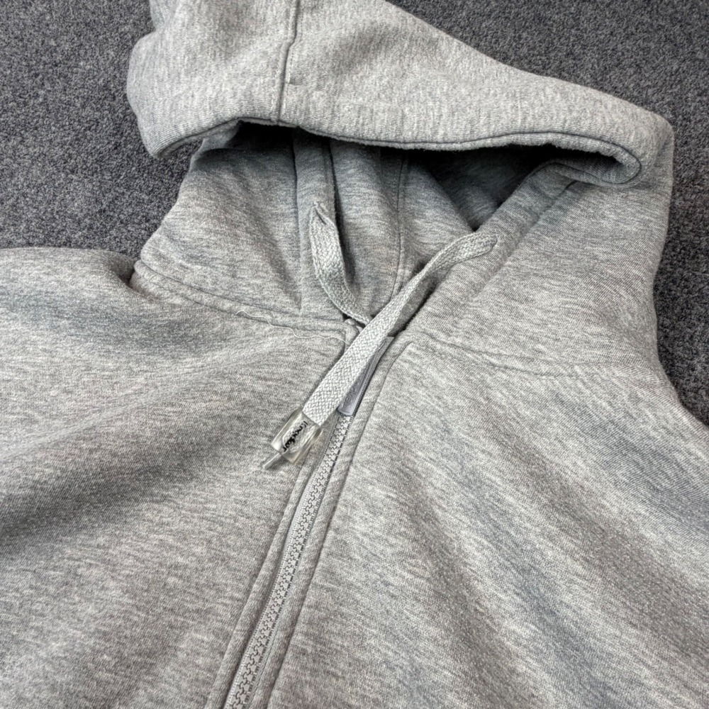 Knocker Mens 2XL Gray Sleeveless Zip Up Hoodie Activewear Exercise Heather Gray